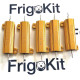 50W 10 Ohm Aluminum Case Resistor – Pack of 5 Gold Shunt Resistors